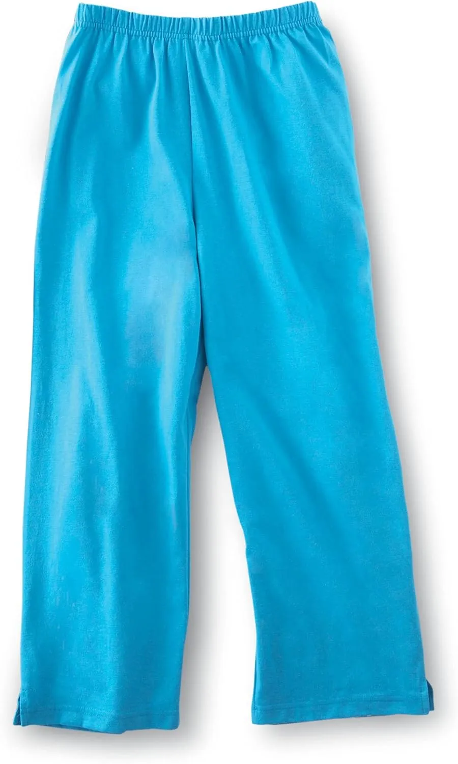 Women's Elastic Waist Comfortable Cropped Capri Pant