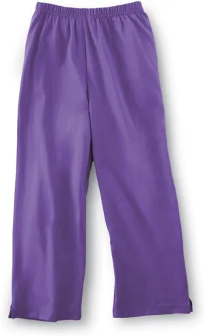 Women's Elastic Waist Comfortable Cropped Capri Pant