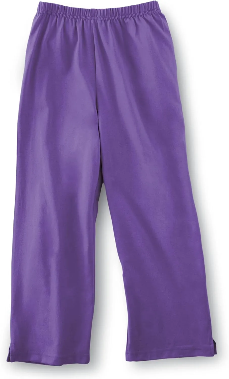 Women's Elastic Waist Comfortable Cropped Capri Pant