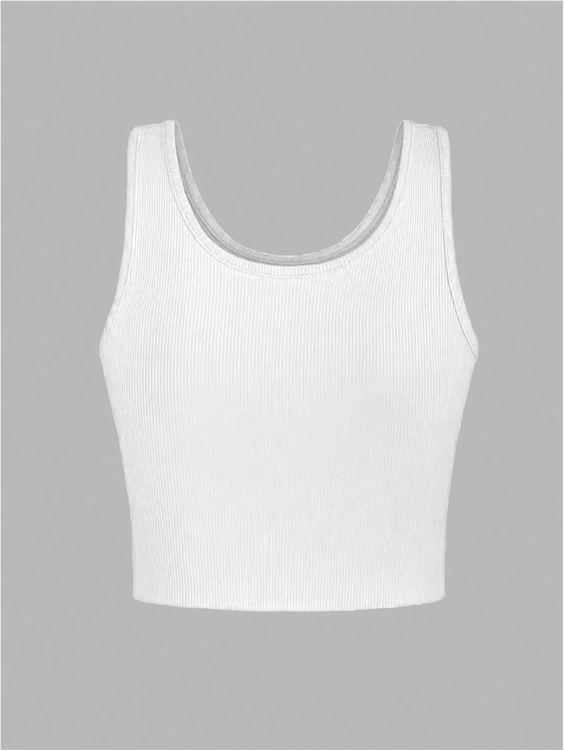 Women's Graphic Crop Tank Top Summer Round Neck Tank Top Shirts Casual Letter Print Sleeveless T Shirt