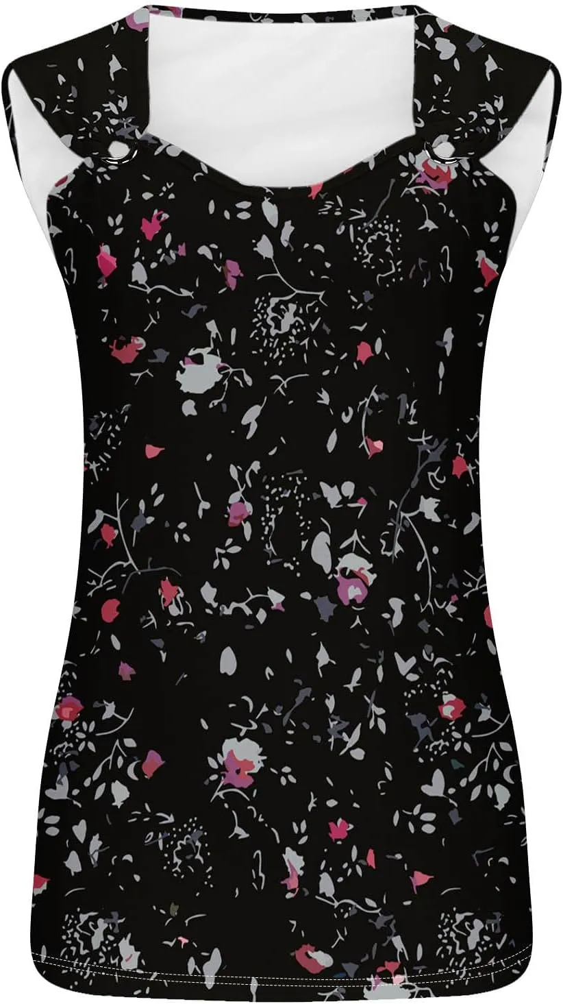 Womens Tank Tops 2025 Dressy Casual Sleeveless T Shirts Loose Comfy Camisole Trendy Cute Blouses Ladies Summer Top