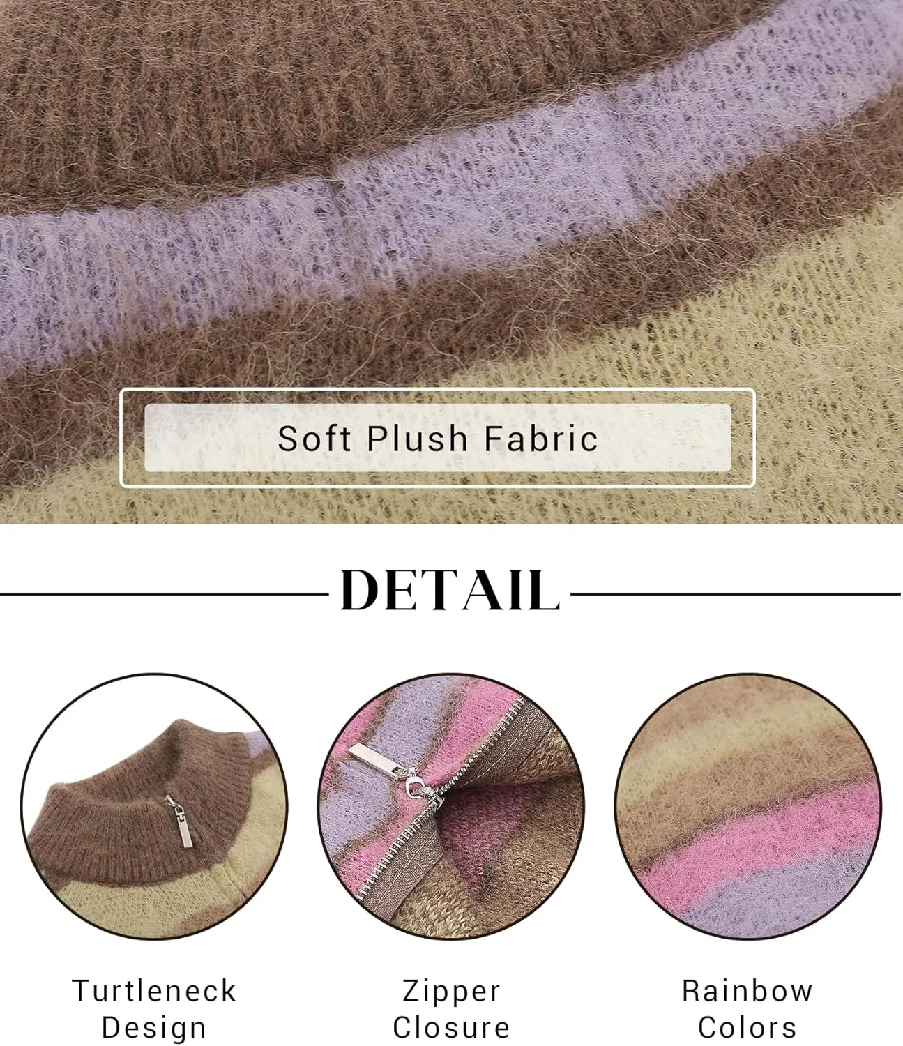 Women's Y2K Color-Block Striped V Neck Button Down Open Front Cardigan Sweater