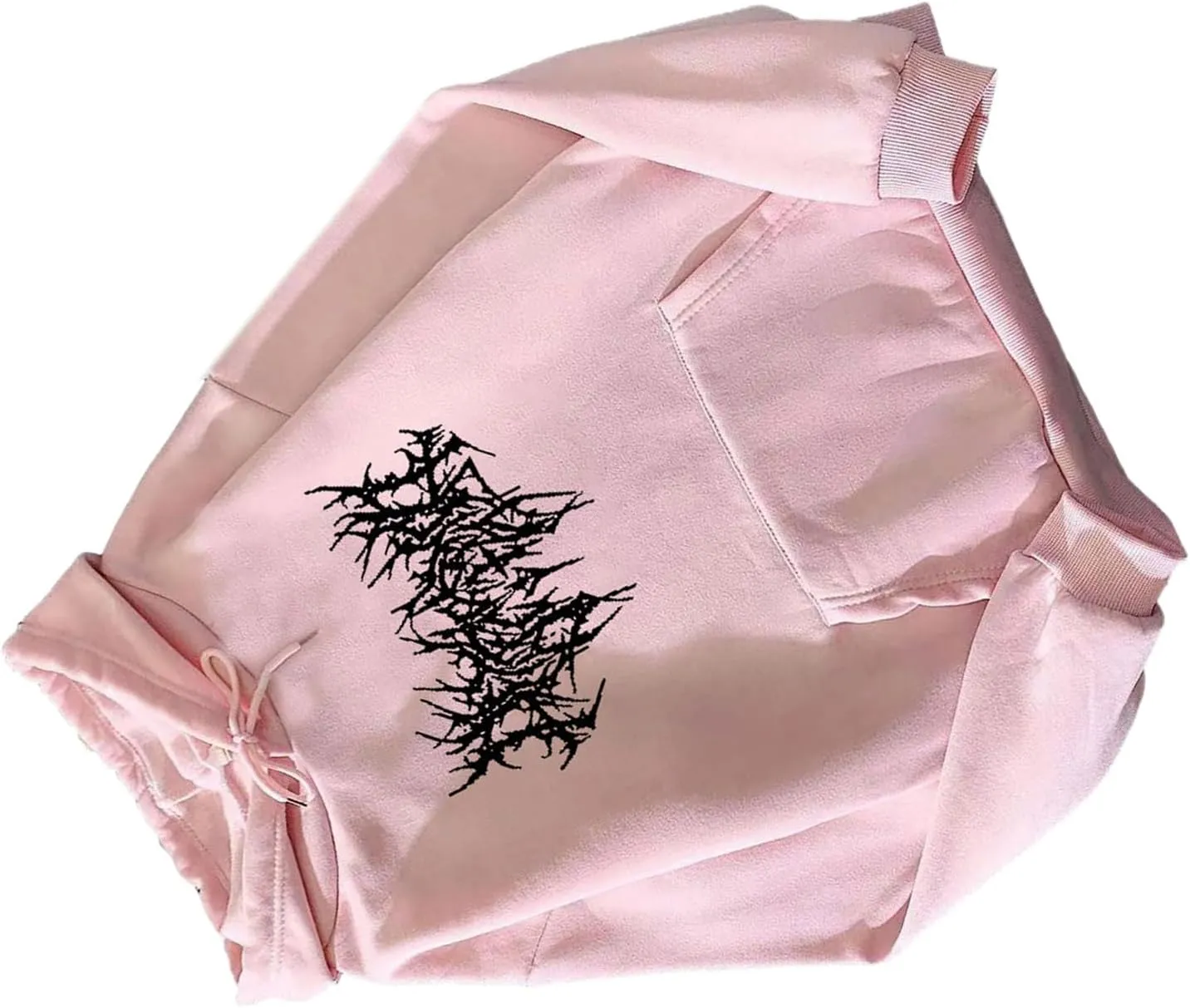 Y2K Grunge Gothic Graphics Hoodies Women Harajuku Aesthetic Hiphop Long Sleeve Oversized Sweatshirt Streetwear Autu